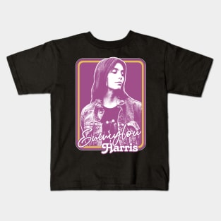 Emmylou Harris // Outlaw Country Retro Fan Design Kids T-Shirt